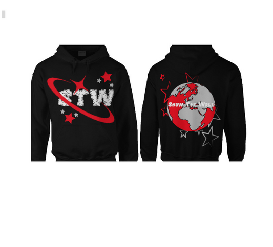 Show The Wrld Apparel-Black and Red