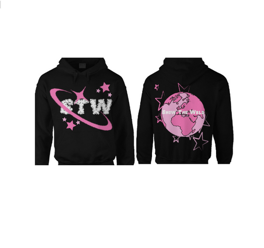Show The Wrld Apparel-Black and Pink